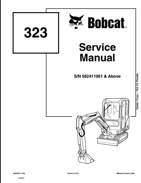 bobcat 323 mini excavator service manual|bobcat 323j workshop manual.